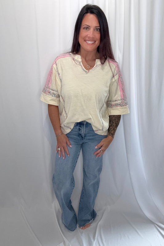 Blush Meadow Top