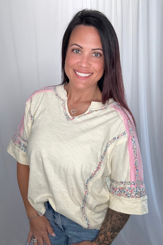 Blush Meadow Top