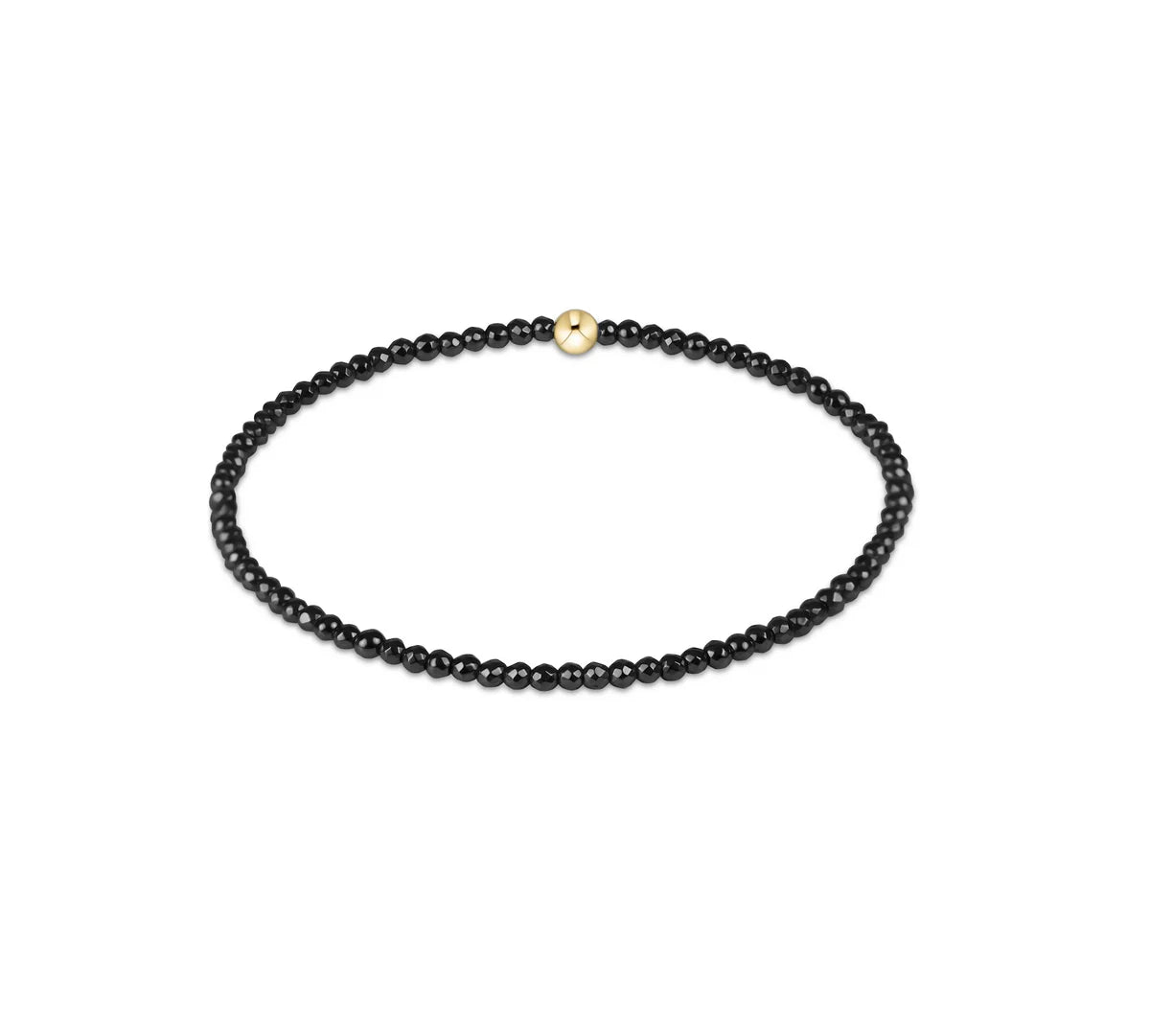 ENewton Faceted Hematite 2mm Bead Bracelet
