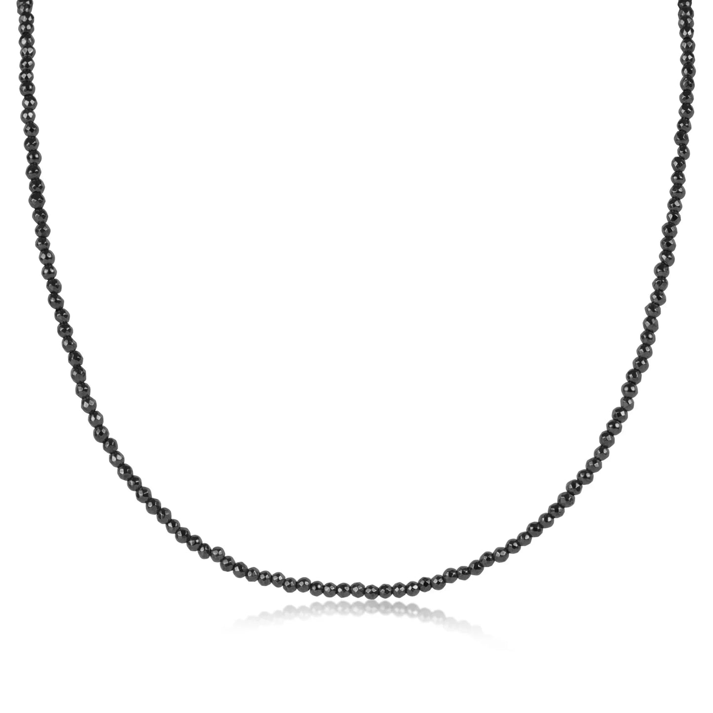 ENewton Faceted Hematite 2mm Beaded Choker - 15"