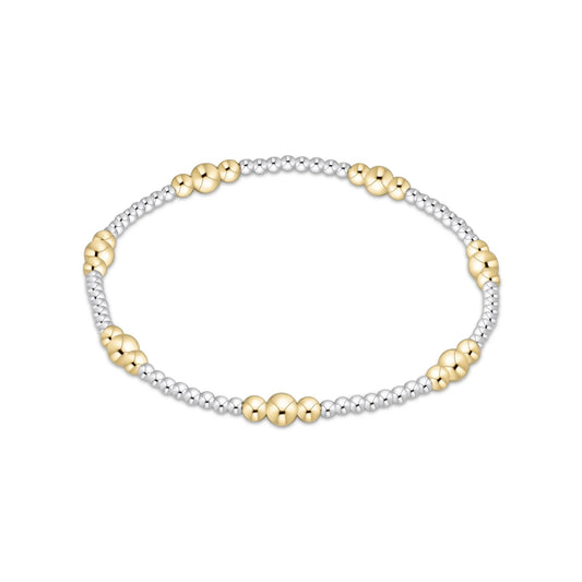 ENewton Classic Purpose Gold 6mm Bead Bracelet - Mixed Metal