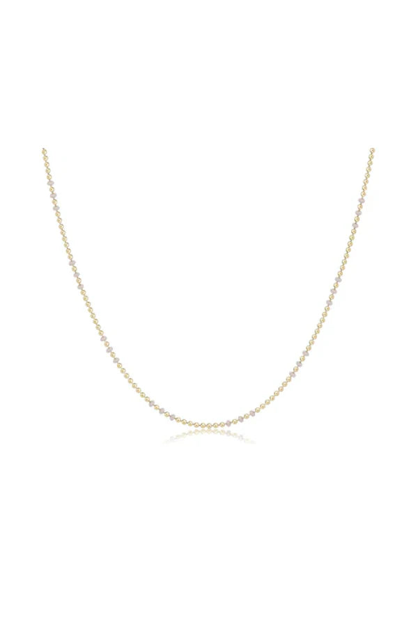 ENewton 15" Choker Hope Joy Off-White - Gold