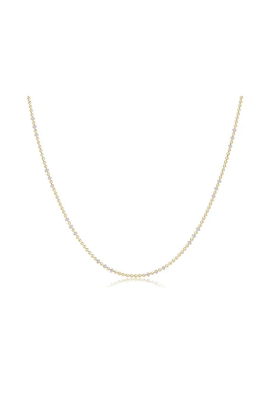 ENewton 15" Choker Hope Joy Off-White - Gold