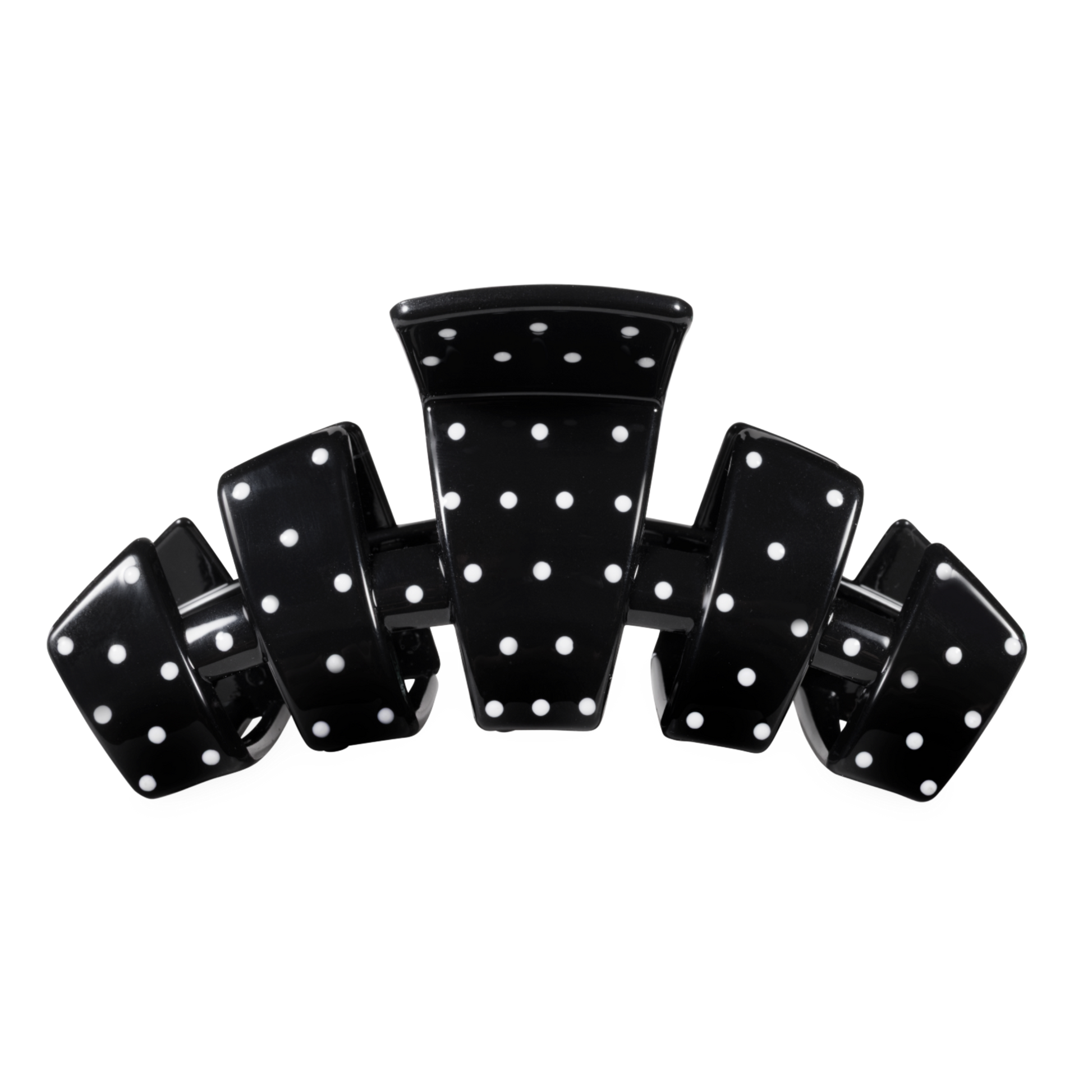 Black and white hair clip large 
