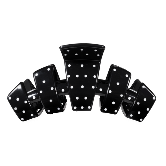 Black and white hair clip large 