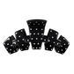 Black and white hair clip large 