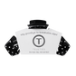 Black hair clip with white label displaying 'Teleties' on a white background