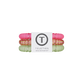 Set of colorful hair ties with a Teleties branded label on a white background