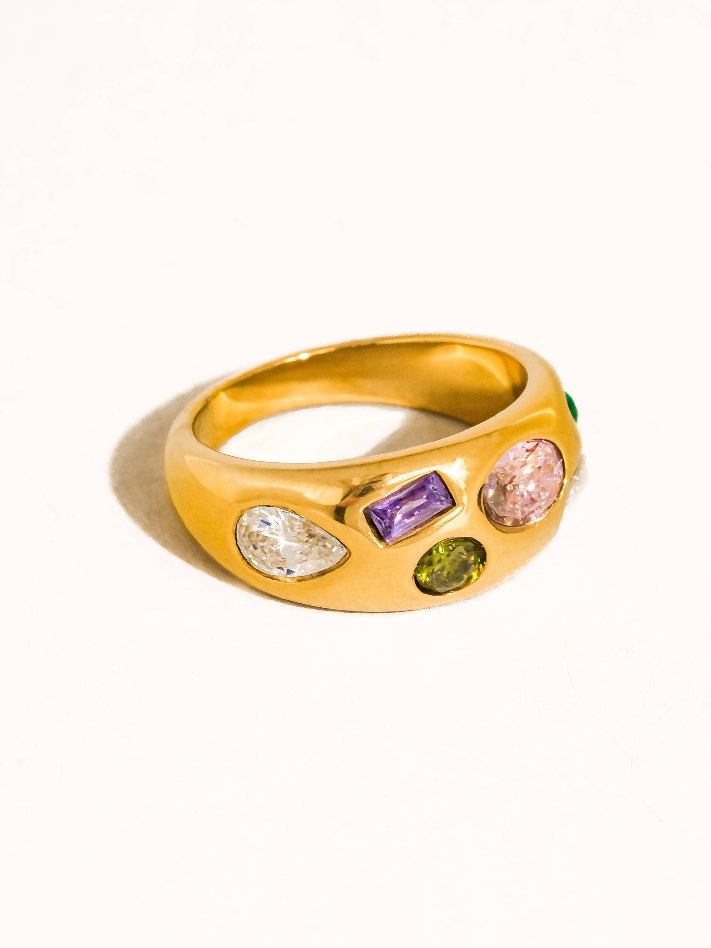 Orlume Colorful CZ Dome Ring