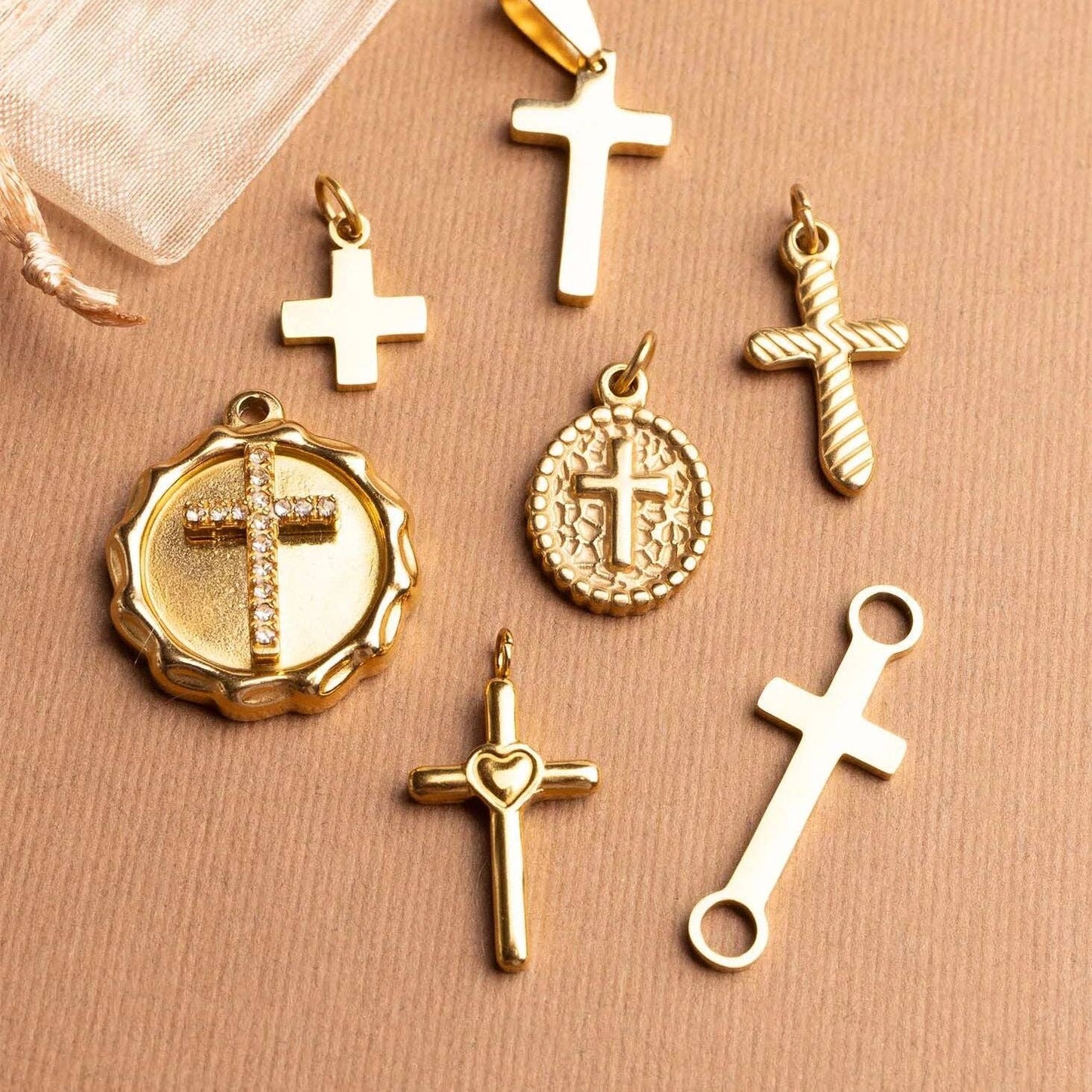 Rhinestone Cross Pendant