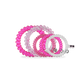 pink flirt pack mix hair ties teleties