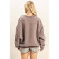 Crew Neck Oversized Sweatshirt