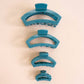 Open Teal With It Large Hair Clip