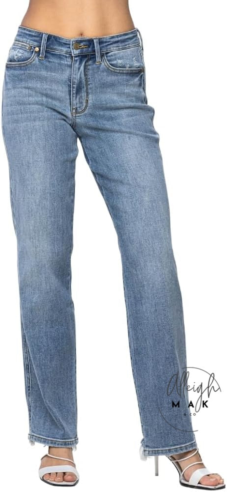 Judy Blue Mid Rise Cell Phone Pocket Jeans