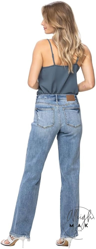 Judy Blue Mid Rise Cell Phone Pocket Jeans