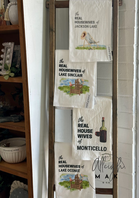 Real Housewives Tea Towel