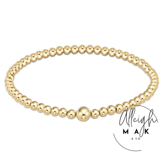 ENewton Classic Gold 4mm Bead Bangle