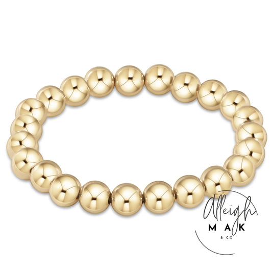 ENewton Classic Gold 8mm Bead Bracelet