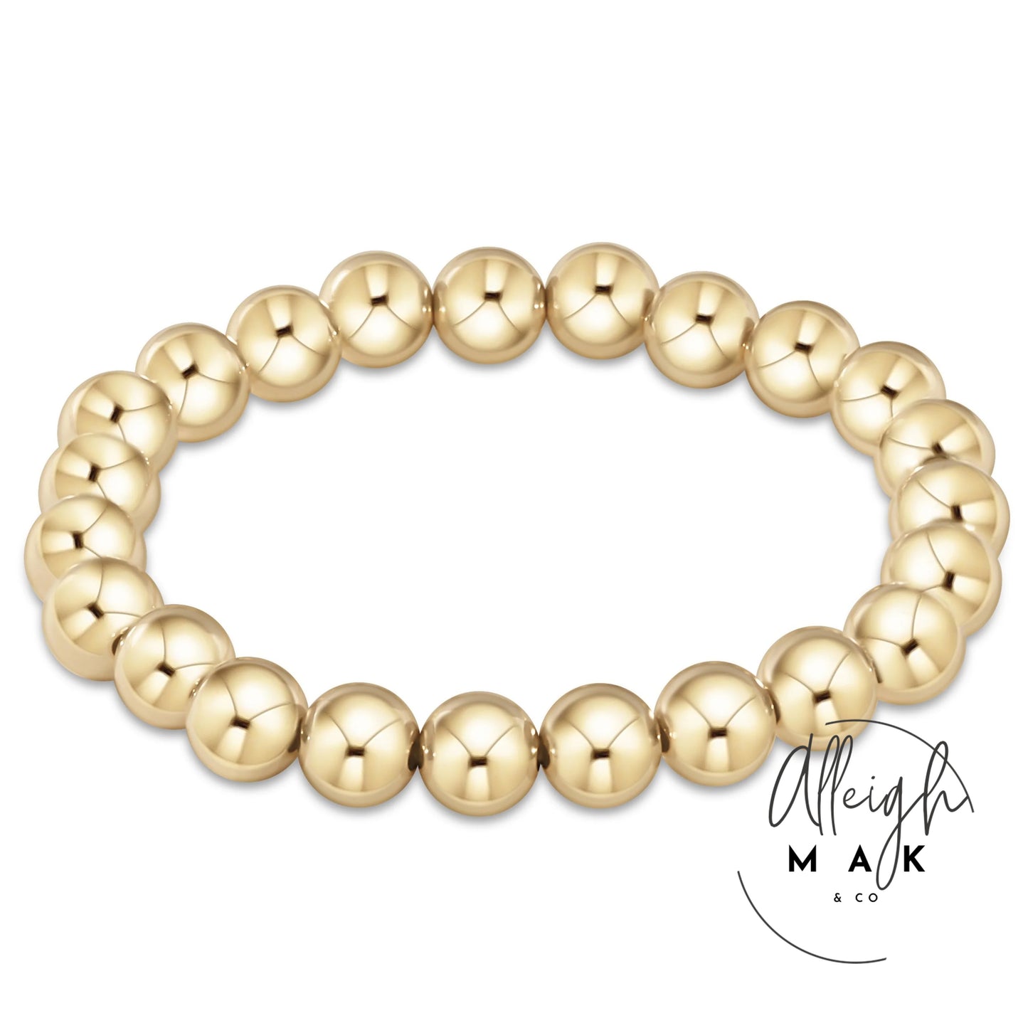 ENewton Classic Gold 7mm Bead Bracelet