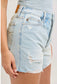 Judy Blue High Waisted Light Wash Cut Off Shorts for Women Boutique Denim Shorts