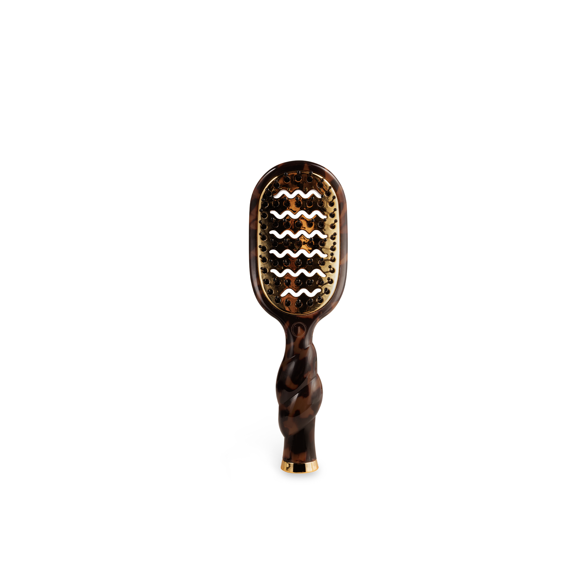 Tortoise vented mini hair brush