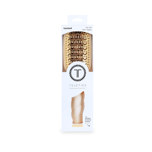 teleties tan vented hair brush all hair types